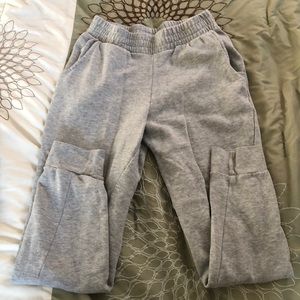 Gray sweats